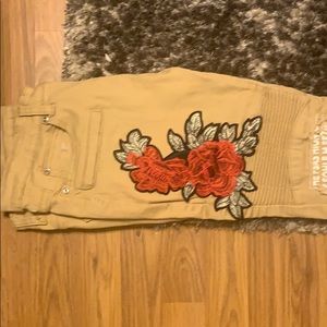 Floral Design Jeans size 30